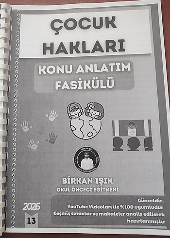 okul öncesi öğretmenliği i Konu Anlatım Fasikülü - Görsel 3