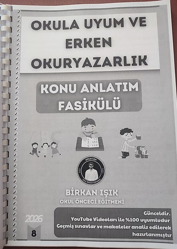 okul öncesi öğretmenliği i Konu Anlatım Fasikülü - Görsel 7