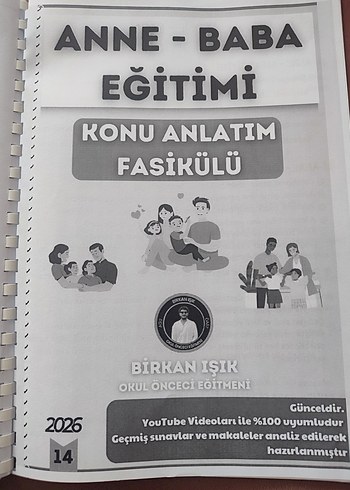 okul öncesi öğretmenliği i Konu Anlatım Fasikülü - Görsel 2