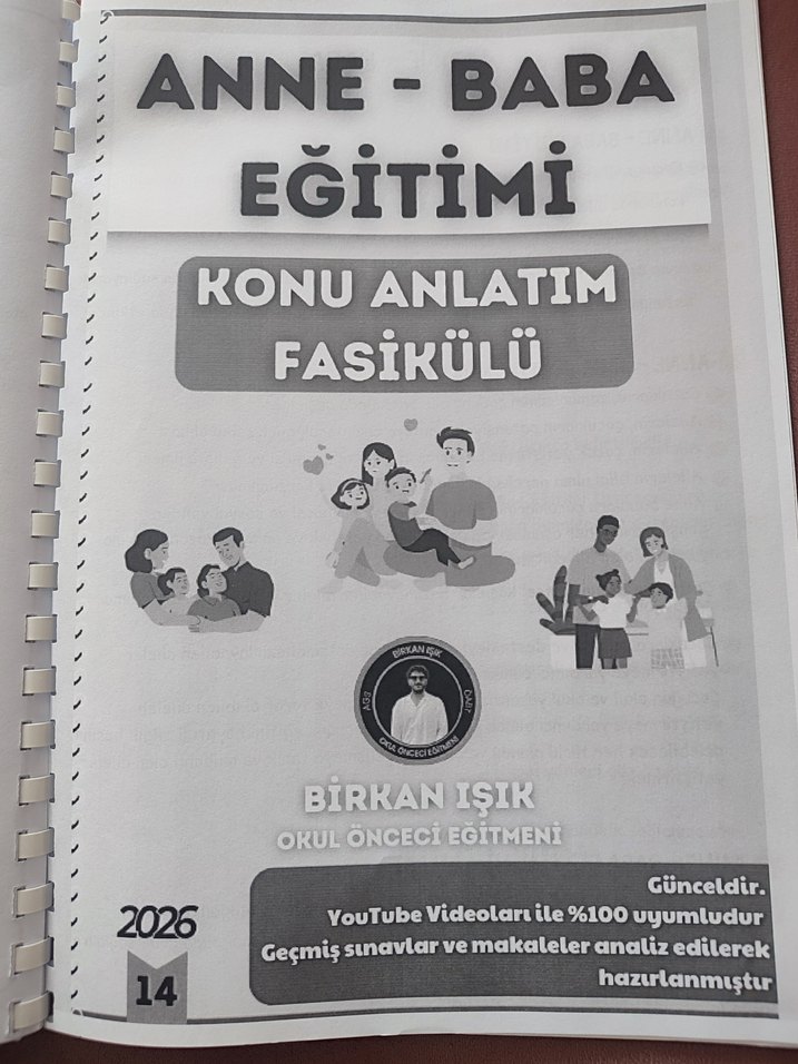 okul öncesi öğretmenliği i Konu Anlatım Fasikülü - Görsel 2
