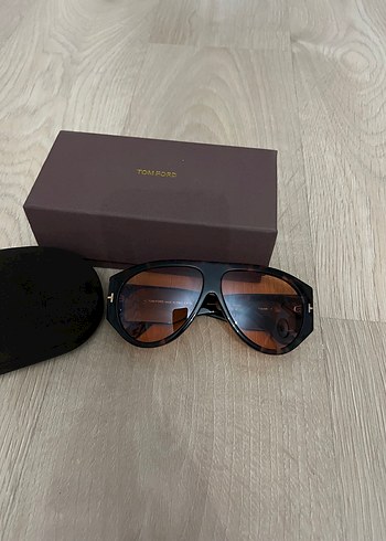 Tom Ford Kahverengi Parlak Kadın Güneş Gözlüğü