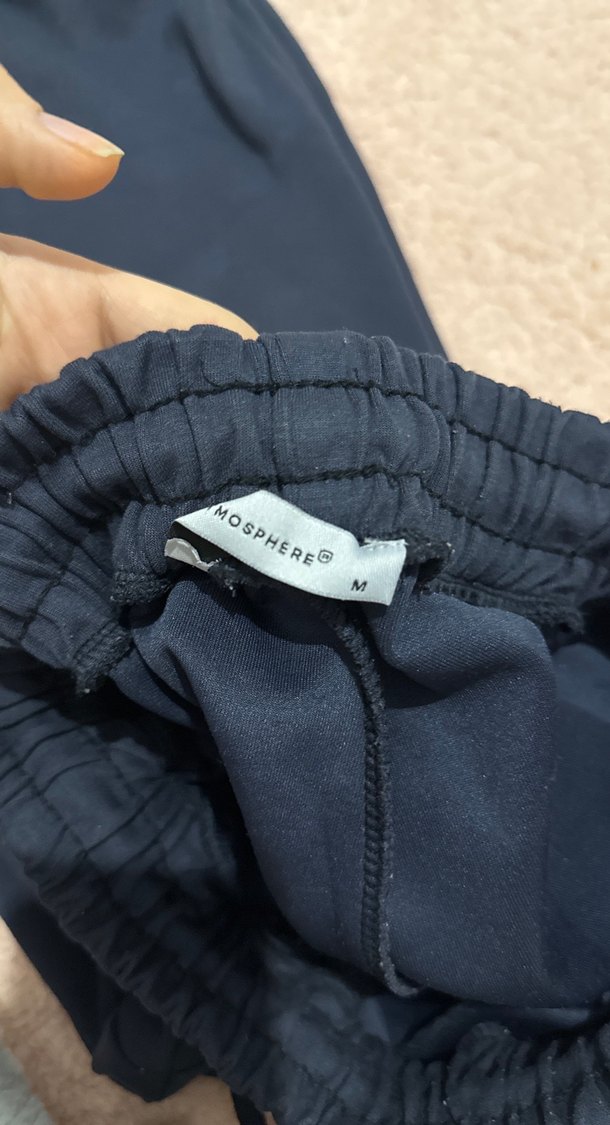 Lacivert Rahat Kesim Kadın Eşofman Altı - Görsel 2