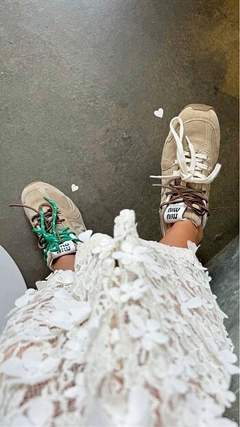 Miu miu x new balance sneaker