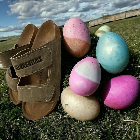 39 Beden haki Renk Birkenstock terlik