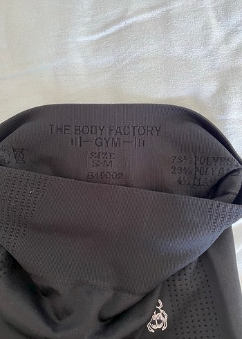 s Beden siyah Renk The Body Factory Siyah Sıkı Kesim Midi Spor Tayt