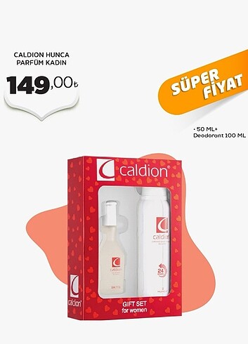 Caldion 50 ml Deodorant 100 ml