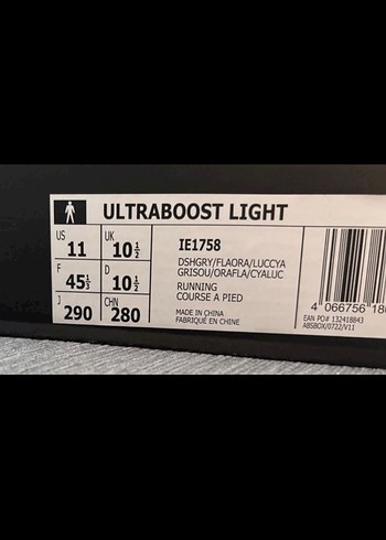 ADIDAS ULRABOOST Beyaz Gri Bağcıklı Erkek Spor Ayakkabı - Görsel 5