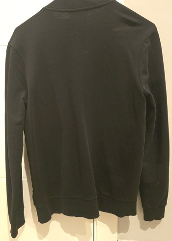 Deri Siyah Fermuarlı Erkek Ceket - Görsel 4