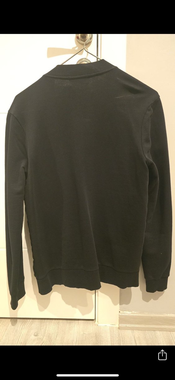 Deri Siyah Fermuarlı Erkek Ceket - Görsel 4