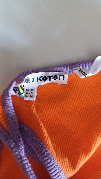 m Beden lila turuncu crop
