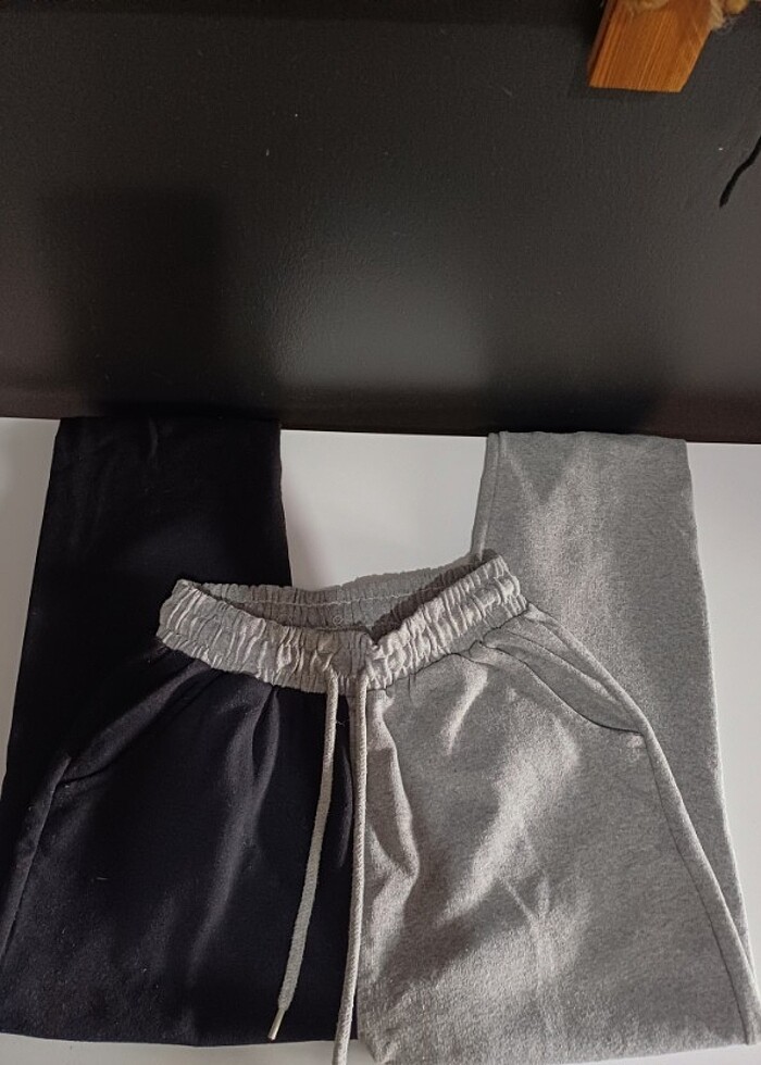 siyah & gri eşofman - Görsel 4