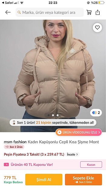 Şişme mont
