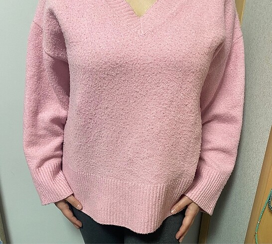 Stradivarius Pembe Kazak