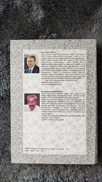  Kaya mekaniği ilkeleri uygulamaları
