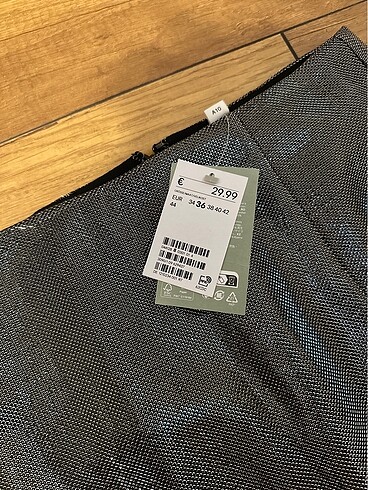 H&M H&M simli etek