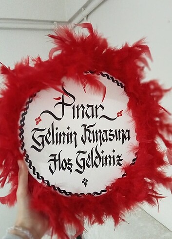 Pınar gelinin kınası kırmızı kına tefi