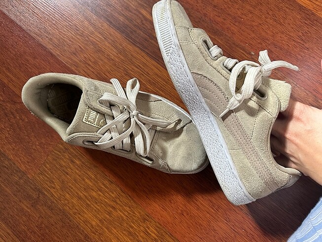 40,5 Beden ten rengi Renk Puma kadın sneaker