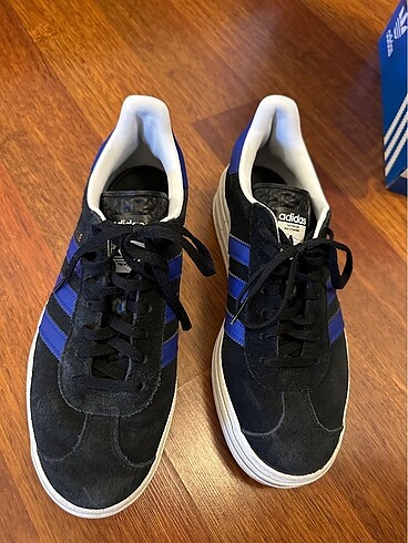 Adidas gazelle kadın bold lacivert