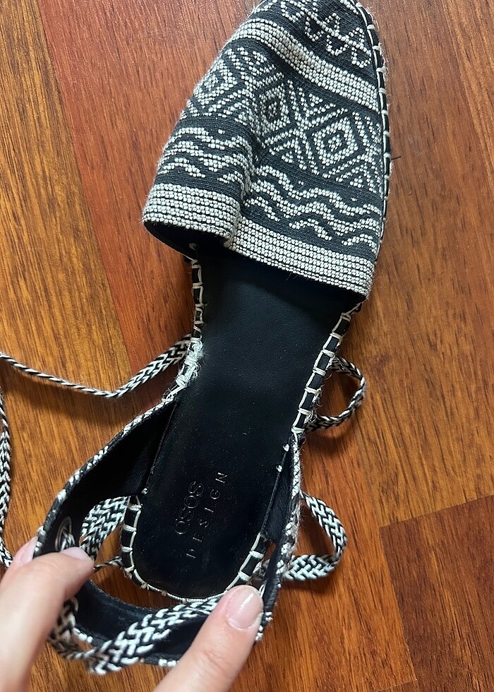 Asos design yurtdışında iyi durumlu espadril - Görsel 4