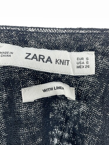 s Beden siyah Renk Zara Bluz %70 İndirimli.
