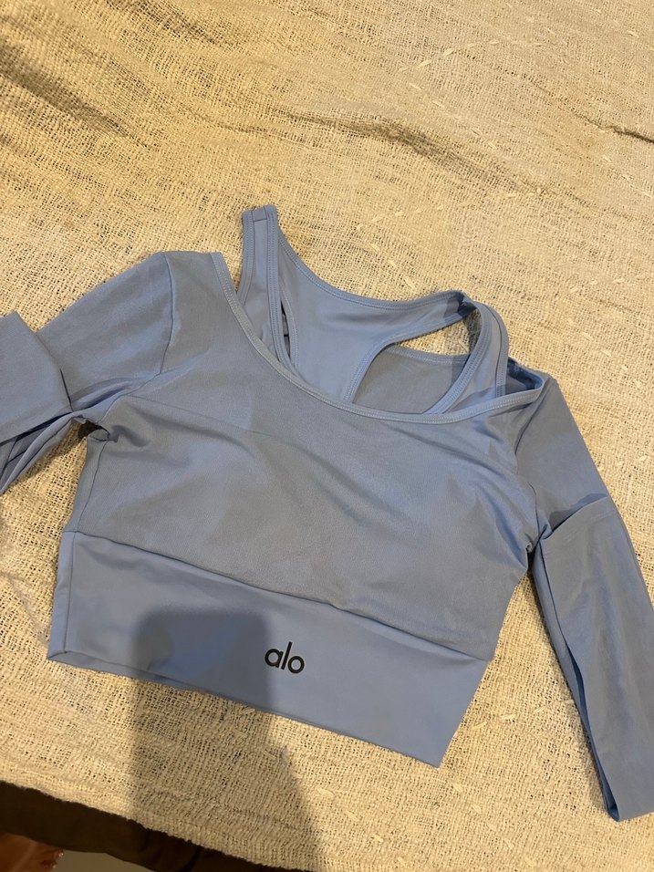 Alo kadın Mavi Spor çift bralı üst - Görsel 5