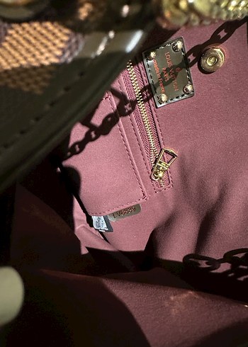 Louis Vuitton marka zincir Detaylı Kahverengi Deri Kadın Çanta - Görsel 7