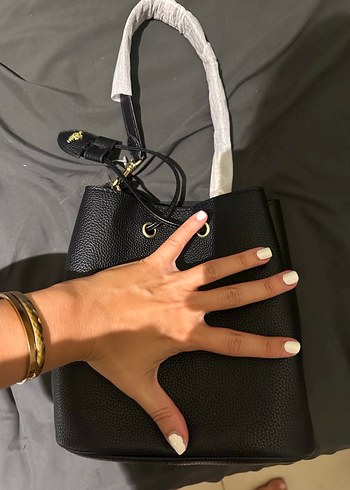 Coach marka Siyah Deri Kadın Çanta - Görsel 10