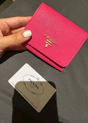 Parlak Pembe Deri Kadın Cüzdanı - Görsel 2