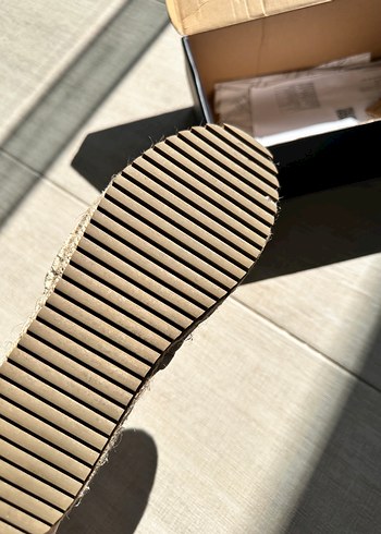 Beyaz Kadın Espadril Düz Taban - Görsel 3