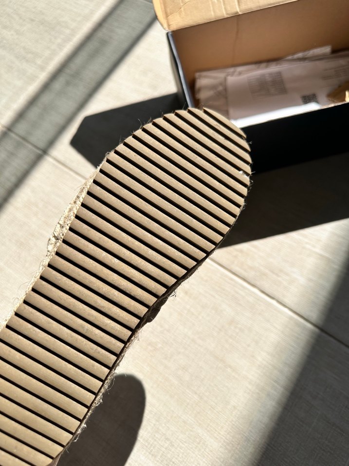 Beyaz Kadın Espadril Düz Taban - Görsel 3