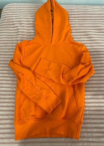 LC Waikiki Canli Turuncu Kapusonlu Sweatshirt