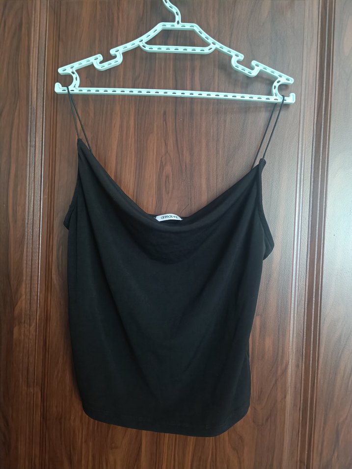 Parlak Siyah Yılan Desenli Kemerli Vücut Zinciri - Görsel 2