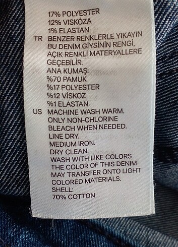 H&M Kot pantolon