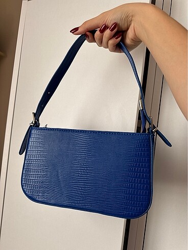 Beden Housebags saks mavisi baget kol çantası