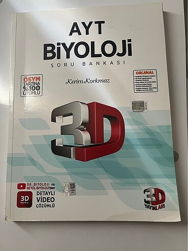 3 d Ayt biyoloji
