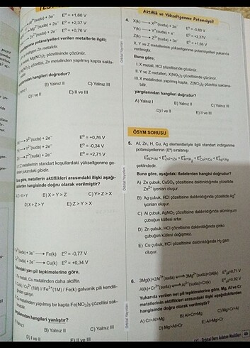 Beden Renk AYT KİMYA ODAM ORBİTAL YAYINLARI