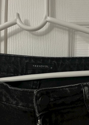 Siyah Normal Boy Kadın Denim Pantolon - Görsel 3