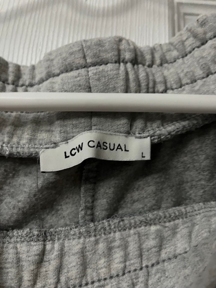 Gri Rahat Kesim Kadın Eşofman Altı - Görsel 2