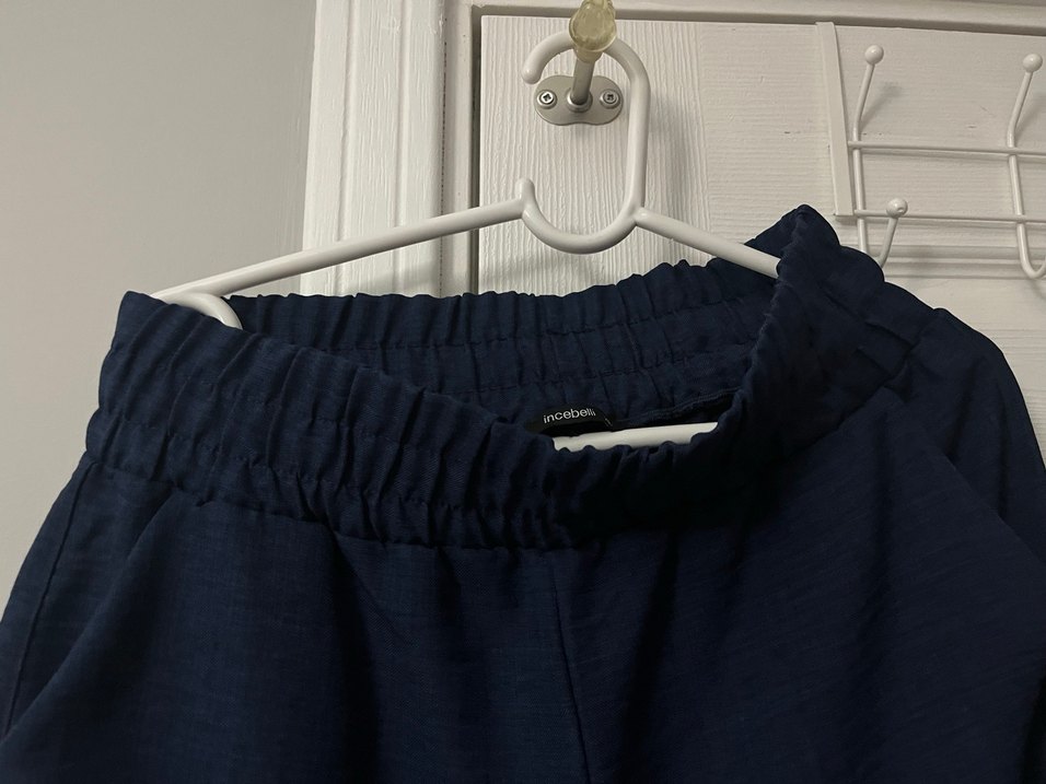 Mavi kadın pantolon - Görsel 3