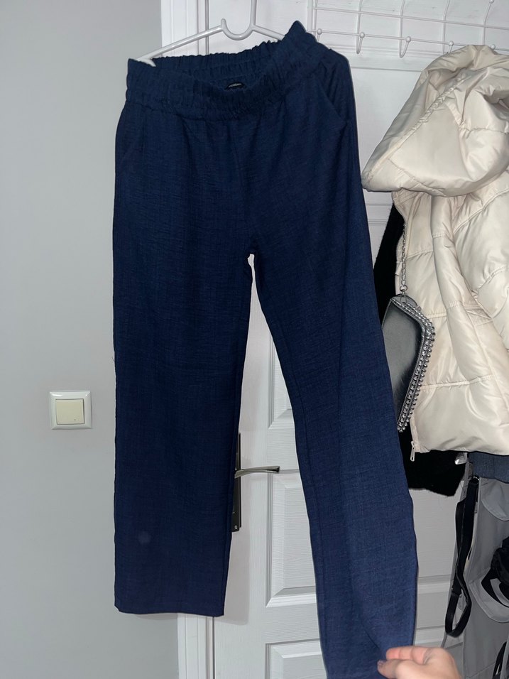 Mavi kadın pantolon - Görsel 2