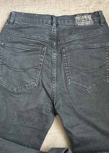 38 Beden siyah Renk Siyah Midi Kadın Denim Pantolon