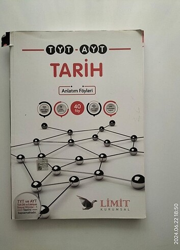 Tyt-Ayt Tarih konu anlatım kitabı.