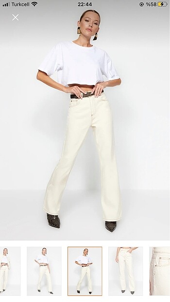 Trendyol & Milla Yüksek bel wide Leg jean