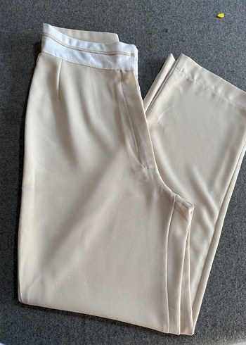 Bej Kadın Kumaş Pantolon