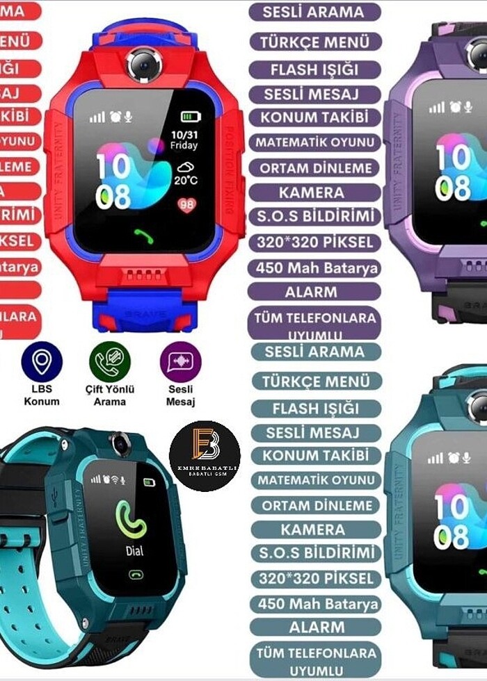 Akıllı çocuk saati  - Görsel 4