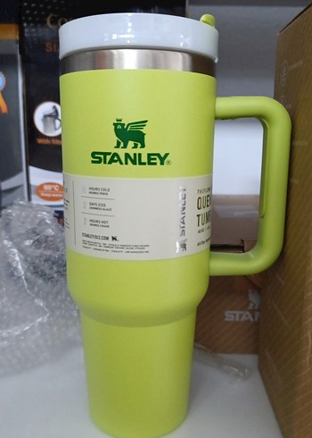 Stanley Yeşil Renkli Kulplu Termos Bardak - Görsel 2