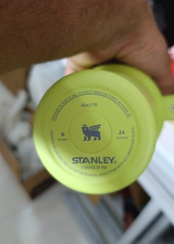 Stanley Yeşil Renkli Kulplu Termos Bardak - Görsel 6