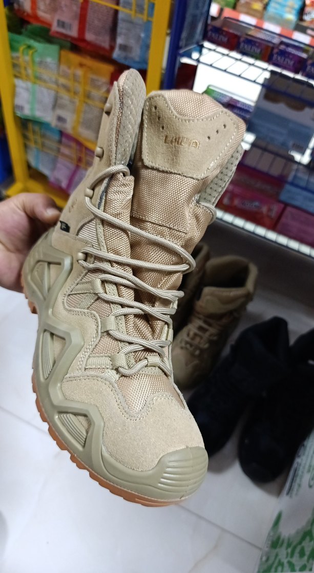 Bej Kamuflaj Desenli Outdoor Erkek Bot - Görsel 4