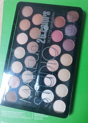 25 Renk Mat Göz Farı Paleti - Haki Tonları - Görsel 3