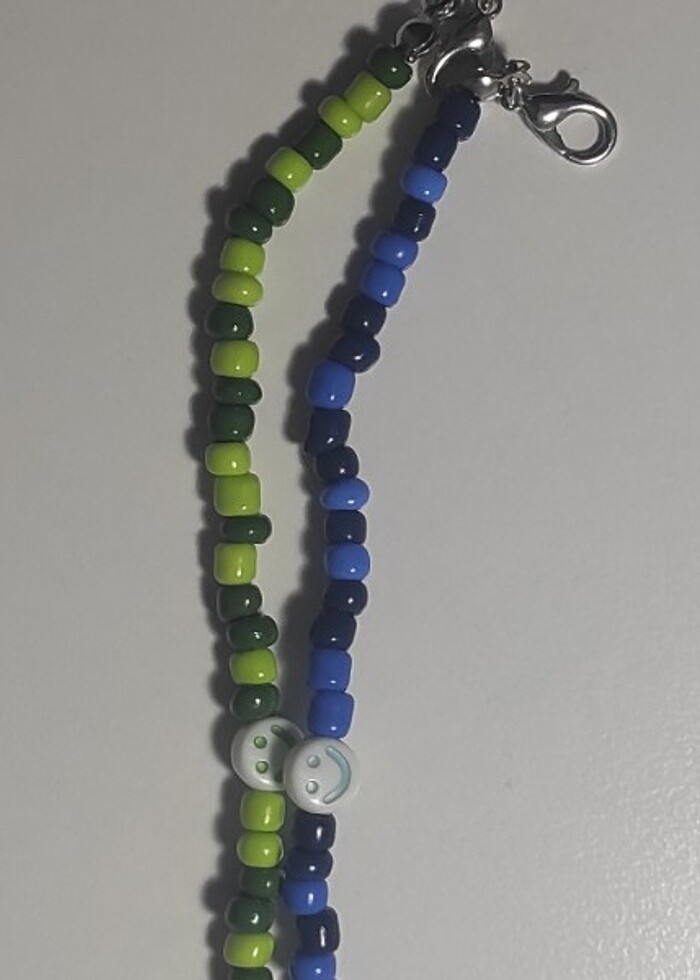 El yapımı bileklik 2 adet - Görsel 3